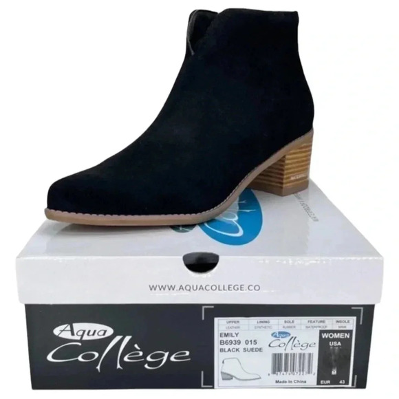 Aqua College Emily Waterproof Womens Ankle Boots Size 9M - Picture 1 of 14